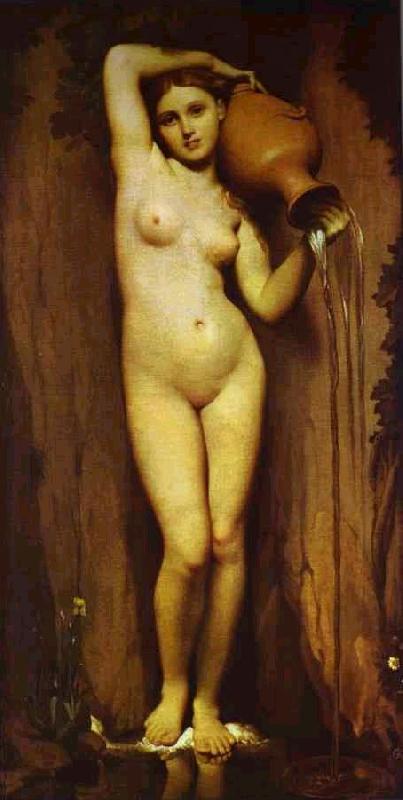 Jean Auguste Dominique Ingres The Source. Sweden oil painting art